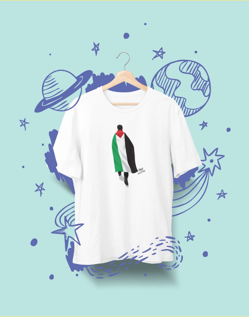 Free Palestine Flag Cloak T Shirt