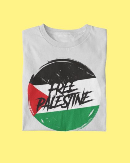Free Palestine White T Shirt