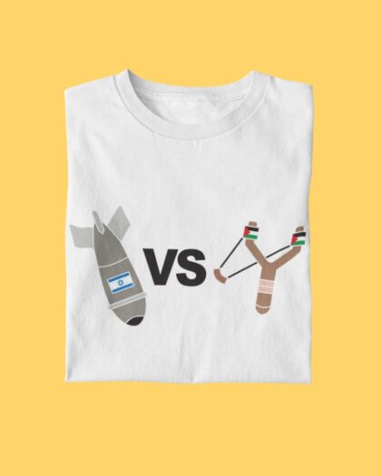 Missile vs Slingshot Palestine T Shirt