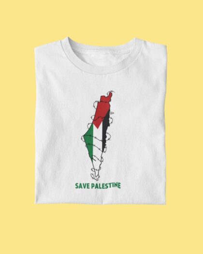 Save Palestine + Map T Shirt