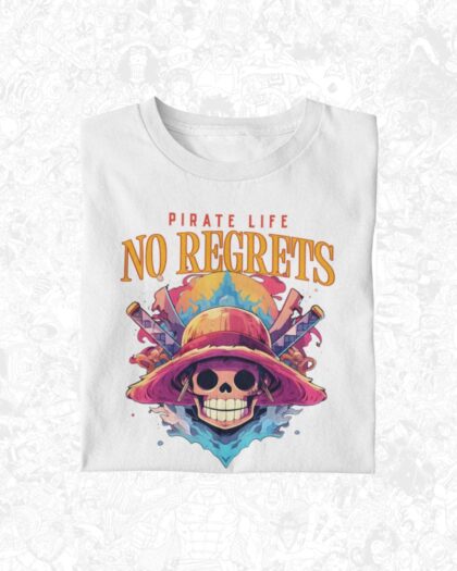 One Piece Pirate Life T Shirt White